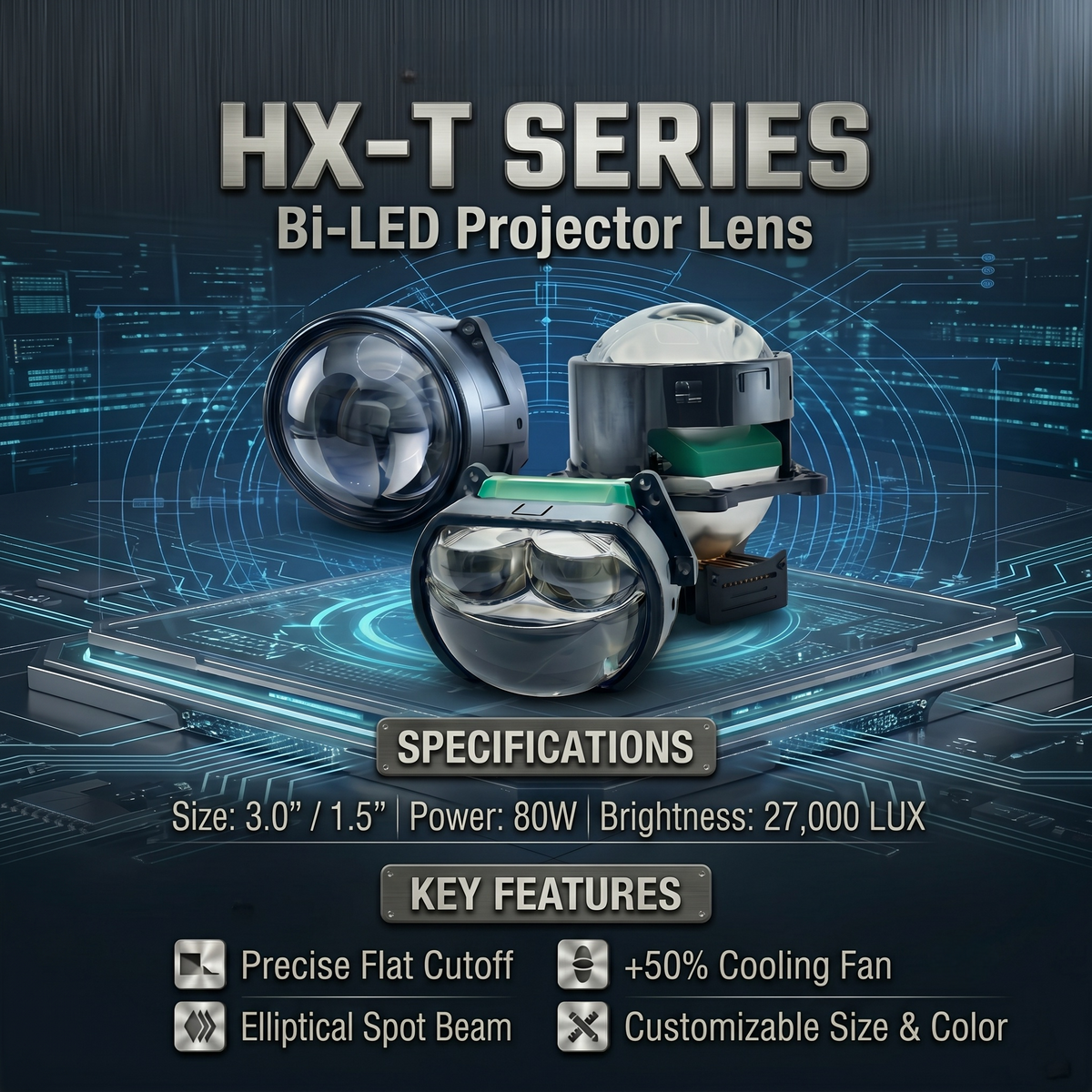 LED Projector Lens
