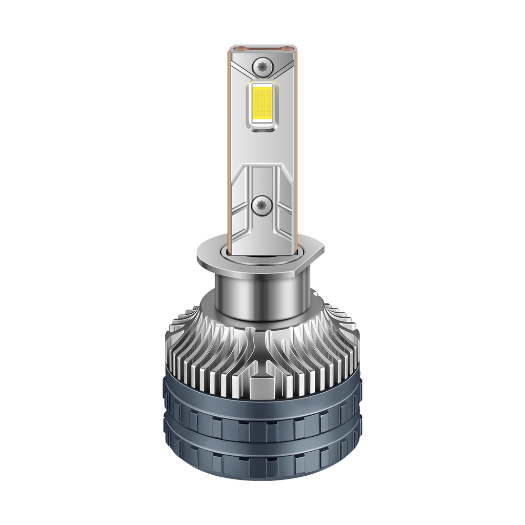 X66 9005 H11 H3 HB2 LED Foward Light Car Bulbs, 9000LM Csp Chip, 6000K Cool White, Emc Filter, Replace Hi/Lo Beam, Super Canbus, 2 Pcs