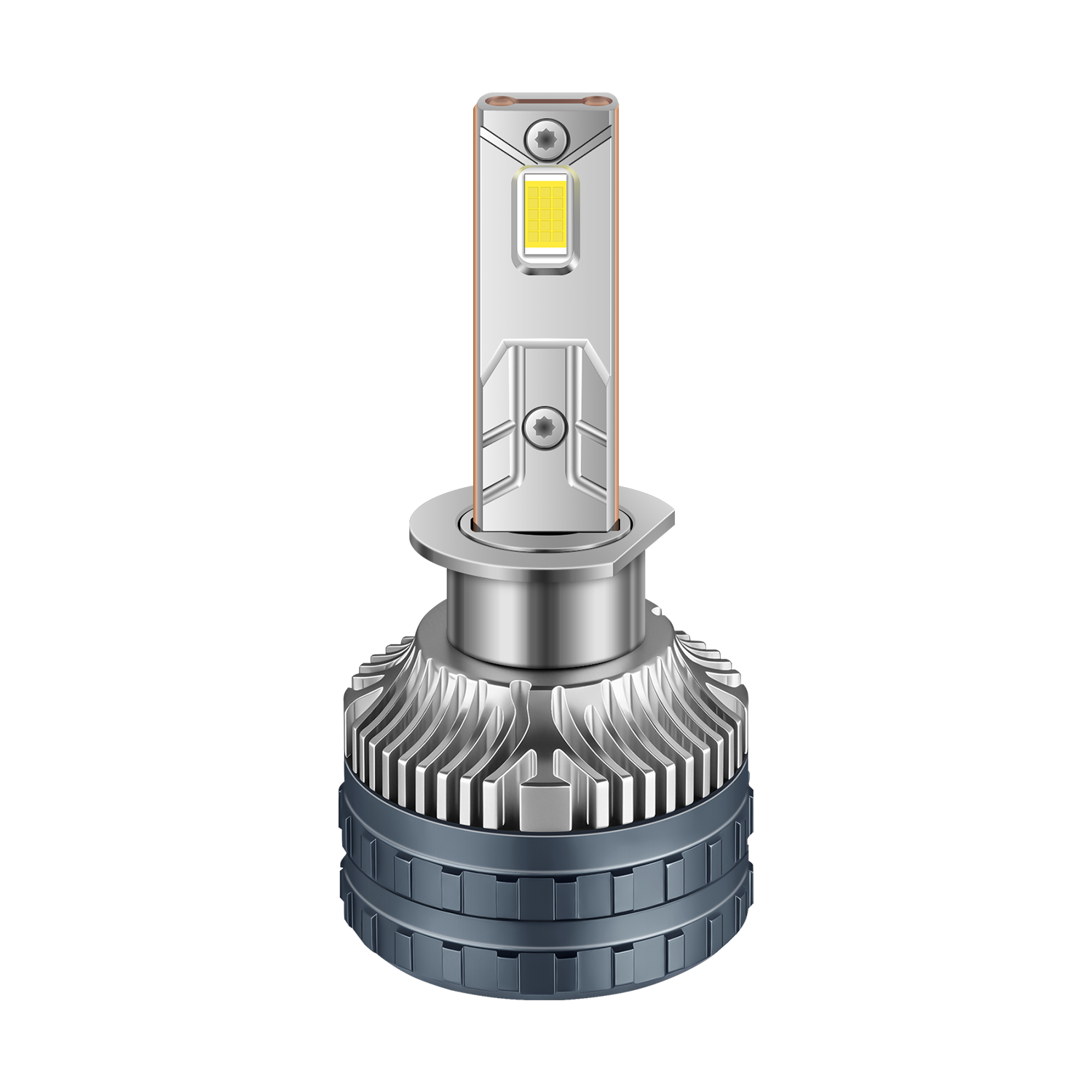 X66 9005 H11 H3 HB2 LED Foward Light Car Bulbs, 9000LM Csp Chip, 6000K Cool White, Emc Filter, Replace Hi/Lo Beam, Super Canbus, 2 Pcs
