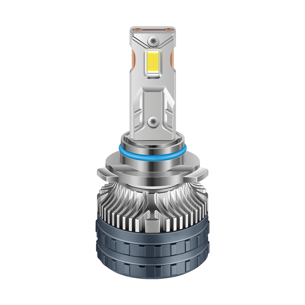 X66 9005 H11 H3 HB2 LED Foward Light Car Bulbs, 9000LM Csp Chip, 6000K Cool White, Emc Filter, Replace Hi/Lo Beam, Super Canbus, 2 Pcs