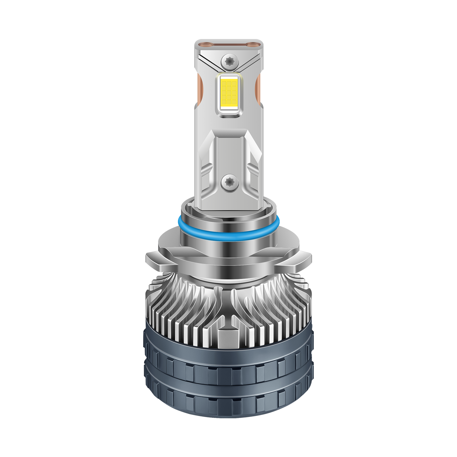 X66 9005 H11 H3 HB2 LED Foward Light Car Bulbs, 9000LM Csp Chip, 6000K Cool White, Emc Filter, Replace Hi/Lo Beam, Super Canbus, 2 Pcs