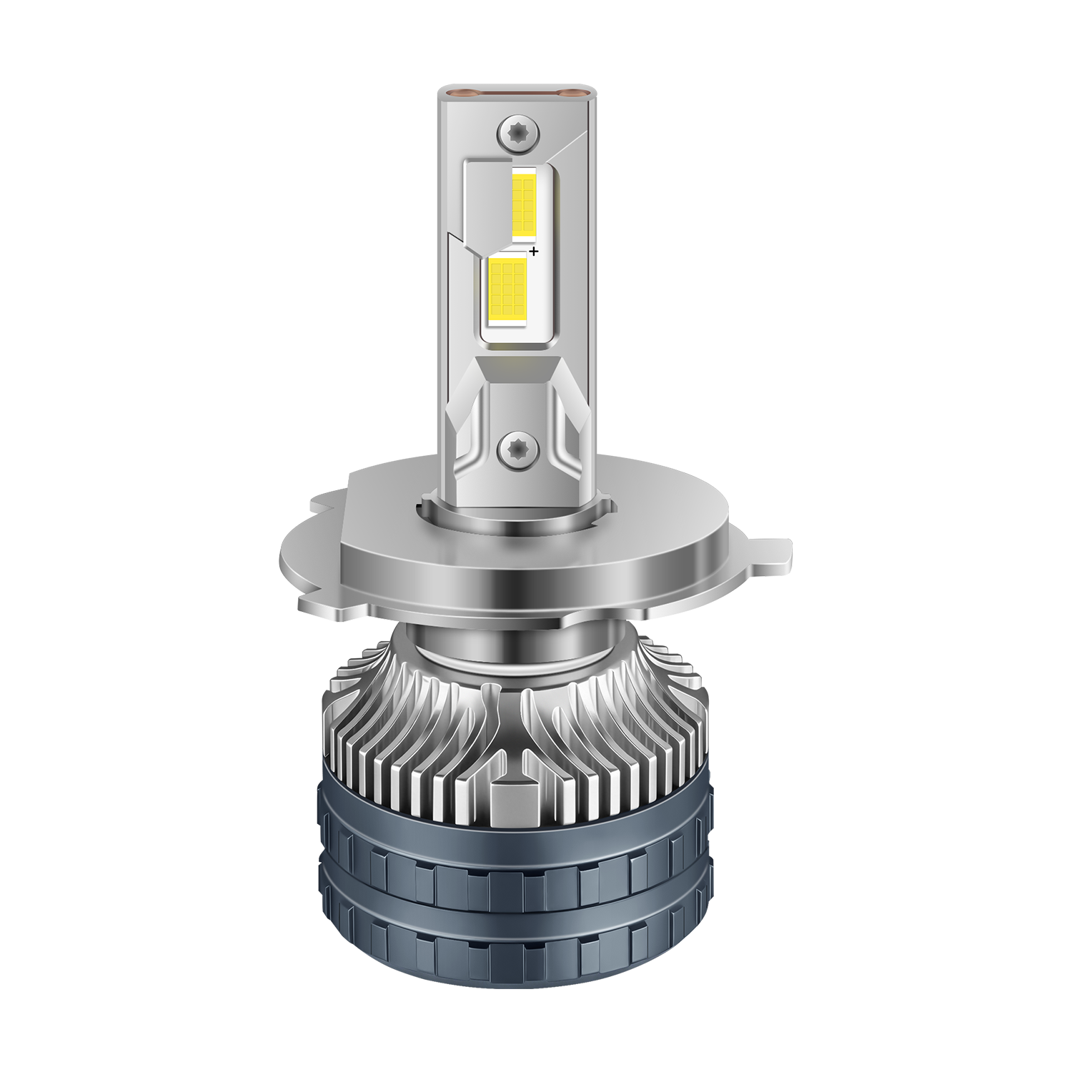 X66 9005 H11 H3 HB2 LED Foward Light Car Bulbs, 9000LM Csp Chip, 6000K Cool White, Emc Filter, Replace Hi/Lo Beam, Super Canbus, 2 Pcs