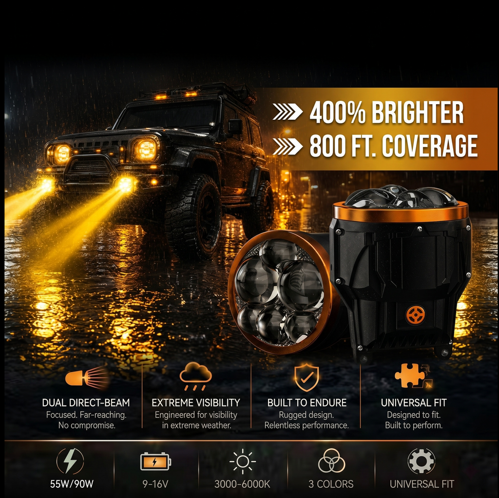 Hixem - W6 LED FOG LAMP