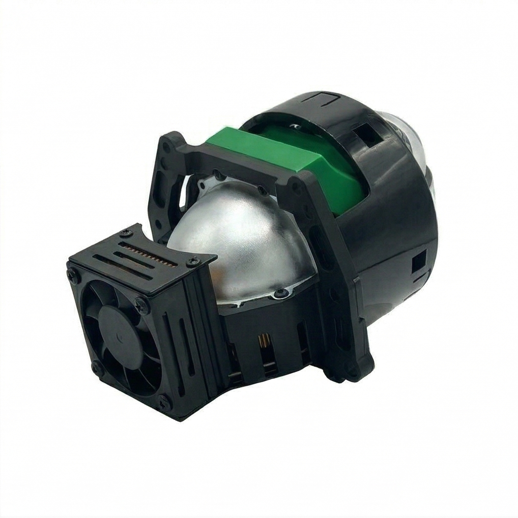 3-Inch Round Bi-LED Projector Lens with Dual Direct Projection