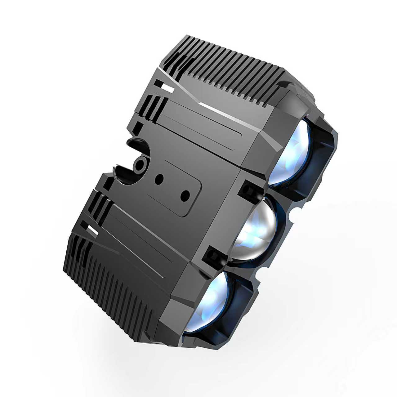 HX-DS-3 Three EYES LED Grille Light | 110W Dual Color (3000K/6000K) | Wide Field of View