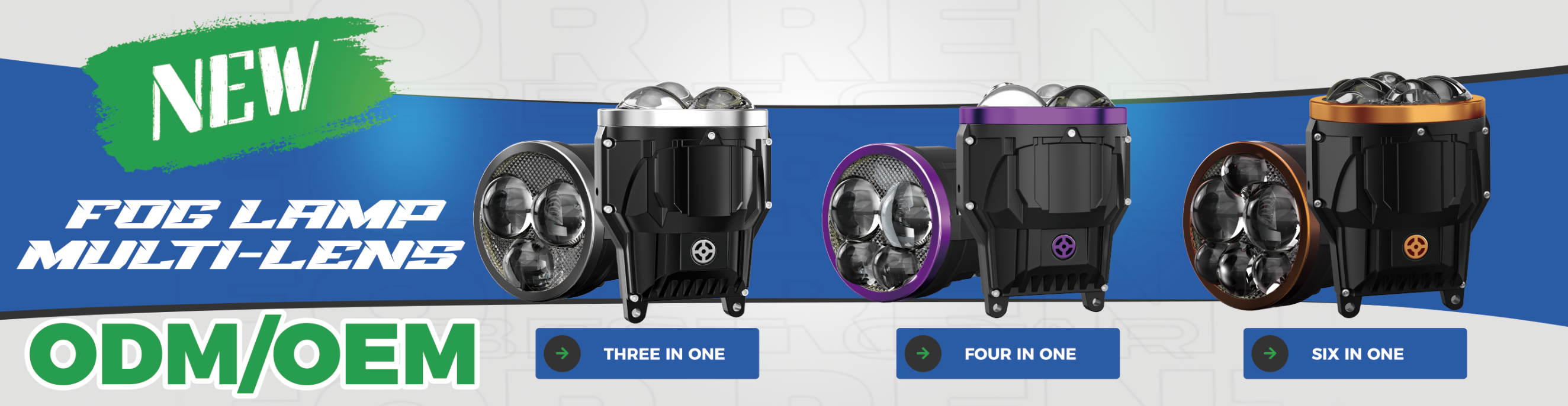 Hixem - W6 LED FOG LAMP