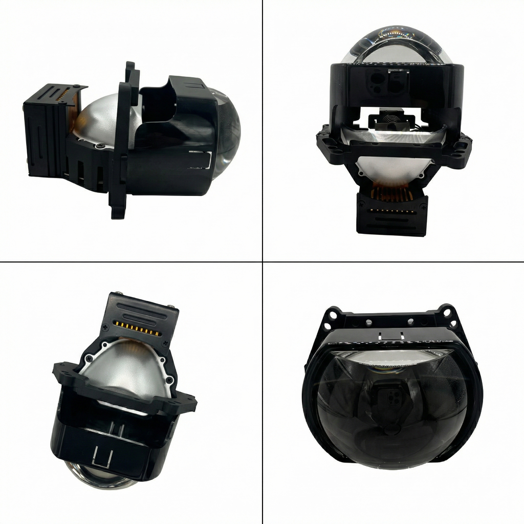 3-Inch Square Bi-LED Projector Lens Light (Pair)