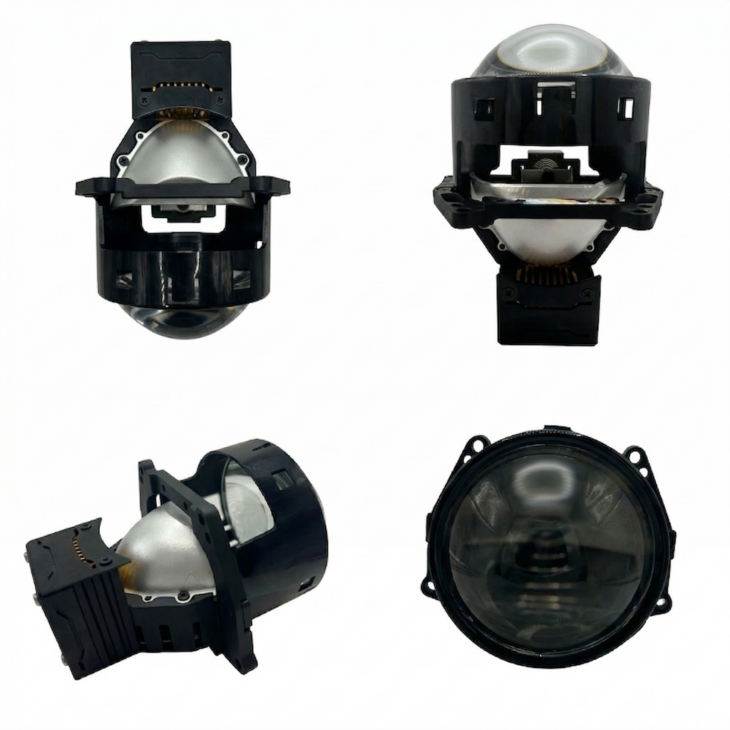 3-Inch Round Bi-LED Projector Lens: Single Reflector