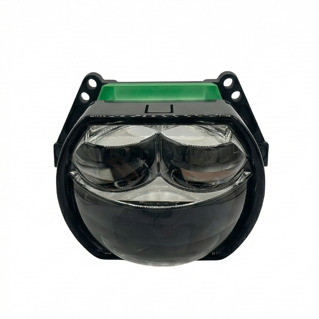 3-Inch Square Bi-LED Projector Lens with Dual Direct Projection Lenses